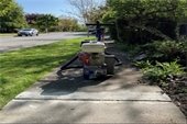 Image of a scarifier which grinds down sidewalks