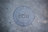 Image of a sewer manhole cover